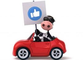 Carro movido a leite?